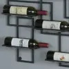10-Bottle Modern Geometric Wall Mounted Wine Rack – AUD-H0235