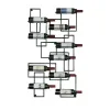 10-Bottle Modern Geometric Wall Mounted Wine Rack – AUD-H0235