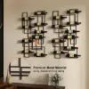 10-Bottle Modern Geometric Wall Mounted Wine Rack – AUD-H0235