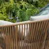 1600mm Rattan Outdoor Daybed with Grey Cushion Pillow Aluminum Frame