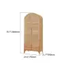 Japandi Woven Rattan Armoire Wardrobe with 2 Doors and 4 Drawers Closet Cabinet