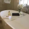 Acrylic Bath Tray Clear Bathroom Caddy Shelf