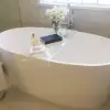Acrylic Bath Tray Clear Bathroom Caddy Shelf