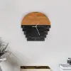 300mm Rustic Abstract Wood Wall Clock For Living Room Home Hanging Artistic Decor Art