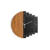 300mm Rustic Abstract Wood Wall Clock For Living Room Home Hanging Artistic Decor Art
