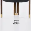 Velvet Upholstered Channel Tufted Barrel Accent Chair with Wooden Legs – Sand