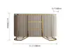 Modern 130 cm Sintered Stone Sideboard with 2 Doors & 3 Drawers