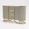Modern 130 cm Sintered Stone Sideboard with 2 Doors & 3 Drawers