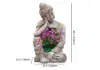 Outdoor Garden Sleeping Buddha Statue Sculpture Magnesium Oxide Flower Pot Planter Decor