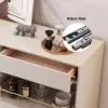 Dolawn 140 cm Light Khaki Wood Sideboard with Tray Wine Rack