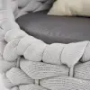 Cocaro Outdoor Aluminium & Rope Weave Lounge Chair in Grey