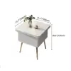 Modern 55 - 110 cm White Lift-Top Extendable Coffee Table with Storage