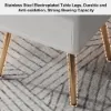 Modern 55 - 110 cm White Lift-Top Extendable Coffee Table with Storage