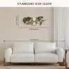 960mm Modern Metal Large Map Wall Clock Decor Creative Silent Clocks Art for Living Room