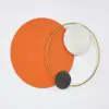 Modern Big Metal Geometric Circles Wall Decor Unique Home Living Room Hanging Wall Art