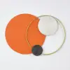 Modern Big Metal Geometric Circles Wall Decor Unique Home Living Room Hanging Wall Art