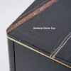 Modern 79" Black TV Stand with 4 Doors and 2 Drawers