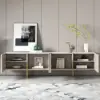 Grovyn 2000mm Sintered Stone Top Fluted TV Stand with Storage