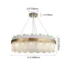 Modern Round 14-Light Tiered Clear Glass Chandelier