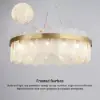 Modern Round 10-Light Tiered Clear Glass Chandelier