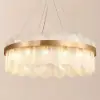Modern Round 10-Light Tiered Clear Glass Chandelier