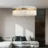 Modern Round 6-Light Tiered Clear Glass Chandelier