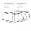 Modern 1803 mm L-Shaped White Executive Desk with Right Hand Return