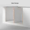 Modern 1803 mm L-Shaped White Executive Desk with Right Hand Return