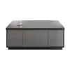 Modern Grey Multifunctional Rectanglular Lift-top Coffee Table with Storage
