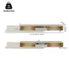 200 - 280 cm Extendable TV Stand with LED Light, Tempered Glass Door Cabinets & Drawer