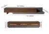 Fero Walnut Extendable TV Stand with 3 Drawers (200 - 360 cm)