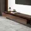 Fero Walnut Extendable TV Stand with 3 Drawers (200 - 360 cm)