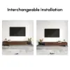 Fero Walnut Extendable TV Stand with 3 Drawers (200 - 360 cm)