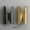 Modern 2-Light Brass Decorative Wall Sconce