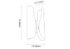 Modern 2-Light Brass Decorative Wall Sconce