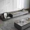 Fero Sintered Stone Extendable TV Stand with 3 Drawers (200 - 360 cm)