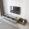 Fero Sintered Stone Extendable TV Stand with 3 Drawers (200 - 360 cm)