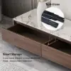 Fero Sintered Stone Extendable TV Stand with 3 Drawers(200 - 360 cm)