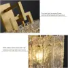 Jewell Modern 1-Light Brass Decorative Wall Sconce with Water-ripple Glass Shade