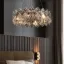 Crystack Modern 6-Light Tiered Crystal Chandelier with Adjustable Cables