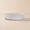 Vessel Transparent Diamond Shaped Crystal Glass Bathroom Wash Sink