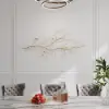 Picture of Luxury Creative Metal Branch & Birds Wall Decor Home Art in Gold in Living Room
