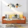 Modern 2-Piece Round Pandora Nesting Coffee Table Set with Sintered Stone Top