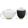 Modern 50 - 70 cm cm Round Beige & Gray Sintered Stone Leather Drum Coffee Table Set
