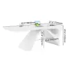 Modern 180 cm Rectangular White Writing Desk with Arched Base