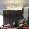 Tierizo Modern 16-Light Tiered Crystal Chandelier with Adjustable Chain in Gold