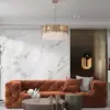 Tierizo Modern 9-Light Tiered Crystal Chandelier with Adjustable Chain in Gold