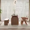 Tintica 180 cm Oval Walnut Wood Dining Table, Seats 6