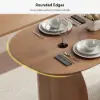 Tintica 180 cm Oval Walnut Wood Dining Table, Seats 6