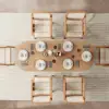 Tintica 180 cm Oval Walnut Wood Dining Table, Seats 6